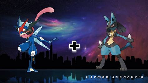 greninja vs lucario|lucario and greninja fusion.